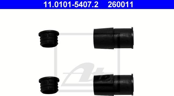 ATE 11.0101-5407.2 - ZESTAW TULEJI PROWADZĄCYCH AUDI-CITROEN-FIAT-FORD-KIA-MAZDA-OPEL-RENAULT-SKODA-VW SAME GUMY