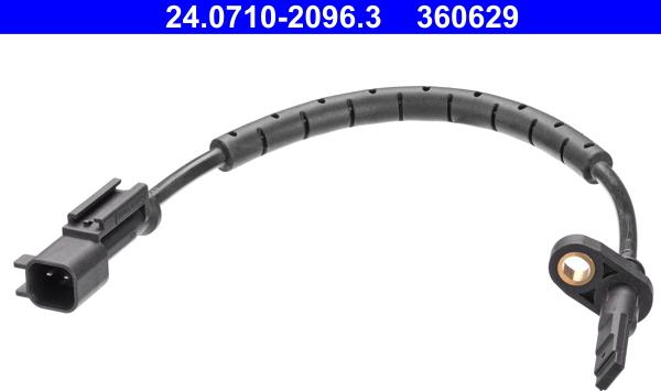 ATE 24.0710-2096.3 — Czujnik, prędkość obrotowa koła