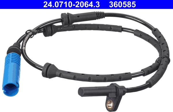 ATE 24.0710-2064.3 - CZUJNIK ABS BMW P. E83 X3 04- LE-PR