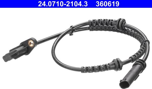 ATE 24.0710-2104.3 - CZUJNIK ABS BMW X2 F39 2.0 18-