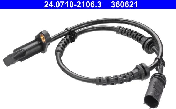 ATE 24.0710-2106.3 - CZUJNIK ABS BMW T. 2 F45. X2 F39 LE-PR 1.5-2.0D 13-