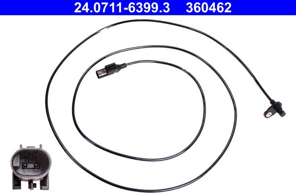 ATE 24.0711-6399.3 - Czujnik ABS