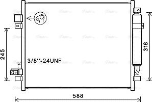 AVA DN5428D — Skraplacz, klimatyzacja