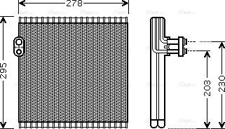 AVA TO V485 - Parownik klimatyzacji
