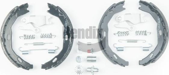 BENDIX Braking BXS1211 — Zestaw szczęk hamulcowych, hamulec postojowy