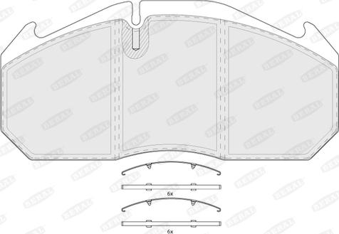 TRW GDB5065 - KLOCKI HAM. MAN P. TGA-E 2000-NG-NL 96-