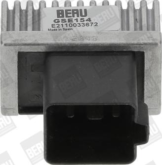 BERU GSE154 — Sterownik, czas żarzenia