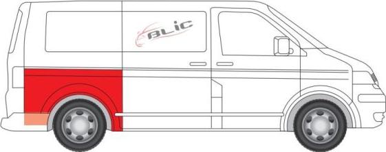 BLIC 6504-01-9568532P - Błotnik tył