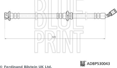 Blue Print ADBP530043 — Przewód hamulcowy elastyczny