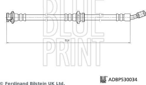 Blue Print ADBP530034 - Przewód hamulcowy
