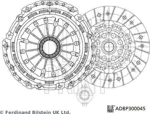 Blue Print ADBP300045 — Zestaw sprzęgieł