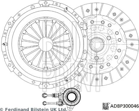 Blue Print ADBP300046 — Zestaw sprzęgieł