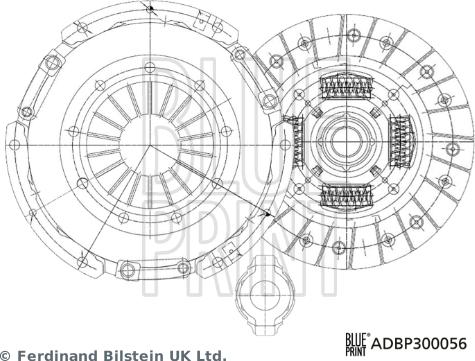 Blue Print ADBP300056 — Zestaw sprzęgieł