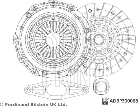 Blue Print ADBP300068 — Zestaw sprzęgieł