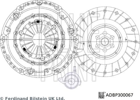 Blue Print ADBP300067 — Zestaw sprzęgieł
