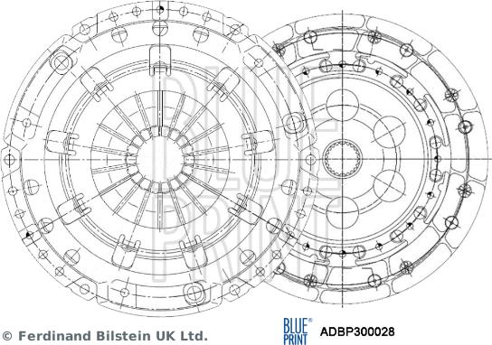 Blue Print ADBP300028 — Zestaw sprzęgieł