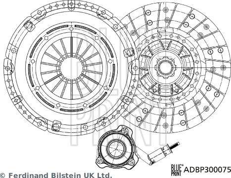 Blue Print ADBP300075 — Zestaw sprzęgieł