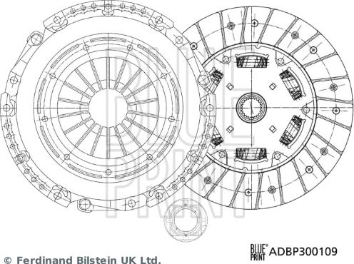 Blue Print ADBP300109 — Zestaw sprzęgieł