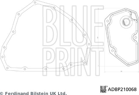 Blue Print ADBP210068 — Filtr hydrauliczny, automatyczna skrzynia biegów