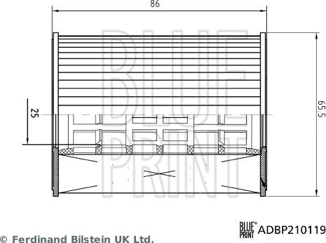 Blue Print ADBP210119 — Filtr oleju