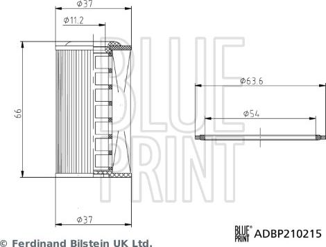 Blue Print ADBP210215 — Filtr hydrauliczny, automatyczna skrzynia biegów