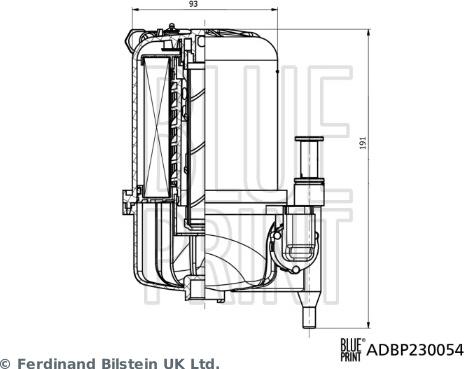 Blue Print ADBP230054 — Filtr paliwa
