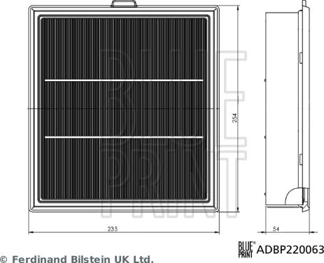 Blue Print ADBP220063 - Filtr powietrza