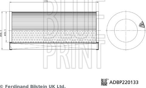 Blue Print ADBP220133 — Filtr powietrza
