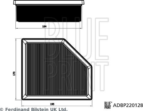 Blue Print ADBP220128 — Filtr powietrza