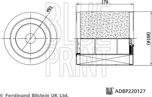 Blue Print ADBP220127 — Filtr powietrza