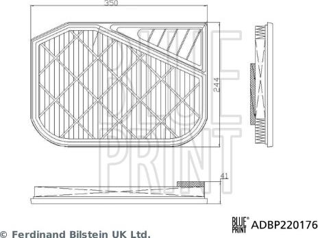 Blue Print ADBP220176 — Filtr powietrza