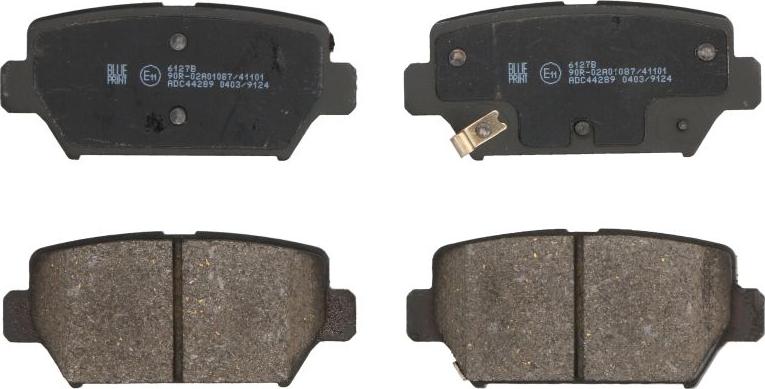 Blue Print ADC44289 — Zestaw klocków hamulcowych, hamulce tarczowe