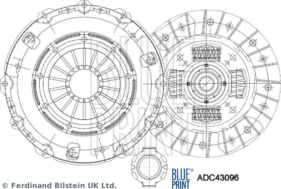 Blue Print ADC43096 — Zestaw sprzęgieł