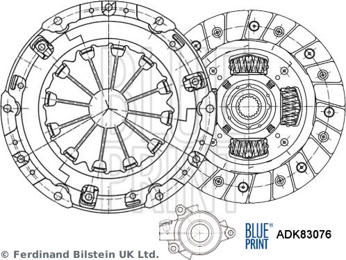Blue Print ADK83076 — Zestaw sprzęgieł