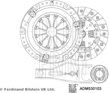 Blue Print ADM530103 — Zestaw sprzęgieł