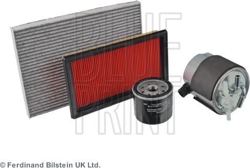 Blue Print ADN12139 - ZESTAW FILTRÓW NISSAN QASHQAI 1.5DCI 08-13 !!!FILTR OLEJUPALIWAPOWIETRZAKABINOWY!!! ZASTOSOWANIE JEDYNIE NISSAN QASHQUAI