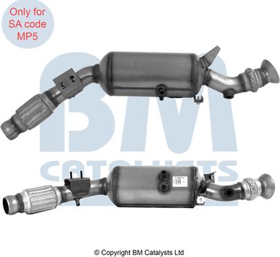 BM Catalysts BM11461H — Filtr sadzy / filtr cząstek stałych, układ wydechowy