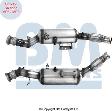 BM Catalysts BM11562H — Filtr sadzy / filtr cząstek stałych, układ wydechowy