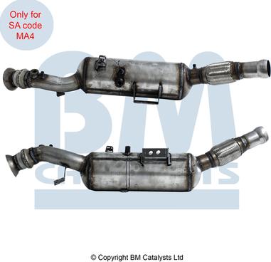 BM Catalysts BM11567H — Filtr sadzy / filtr cząstek stałych, układ wydechowy