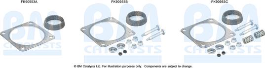 BM Catalysts FK90953 — Zestaw montażowy, katalizator