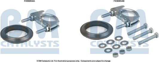 BM Catalysts FK90854 — Zestaw montażowy, katalizator