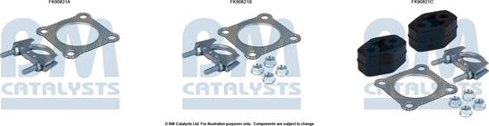 BM Catalysts FK90821 — Zestaw montażowy, katalizator
