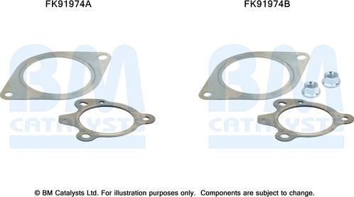 BM Catalysts FK91974 — Zestaw montażowy, katalizator