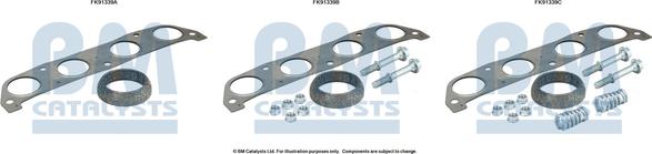 BM Catalysts FK91339 — Zestaw montażowy, katalizator