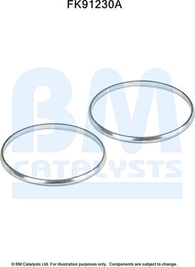BM Catalysts FK91230 — Zestaw montażowy, katalizator