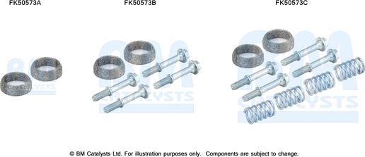 BM Catalysts FK50573 — Zestaw montażowy, rura wydechowa