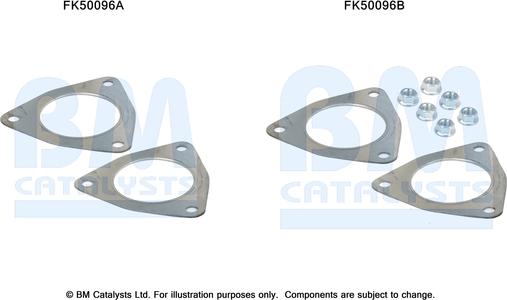 BM Catalysts FK50096 — Zestaw montażowy, rura wydechowa