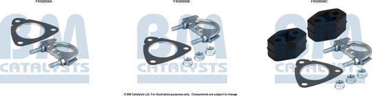 BM Catalysts FK50056 — Zestaw montażowy, rura wydechowa