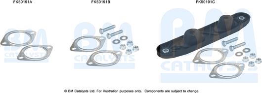 BM Catalysts FK50191 — Zestaw montażowy, rura wydechowa