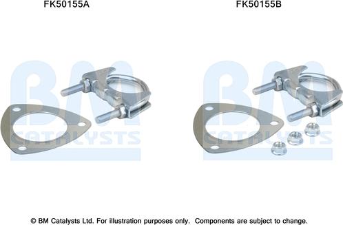 BM Catalysts FK50155 — Zestaw montażowy, rura wydechowa